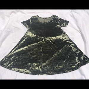 Rolla Coster sage velvet dress